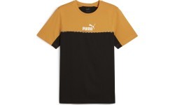 Мужская футболка Puma Ess Block X Tape Black Yellow 673341 91
