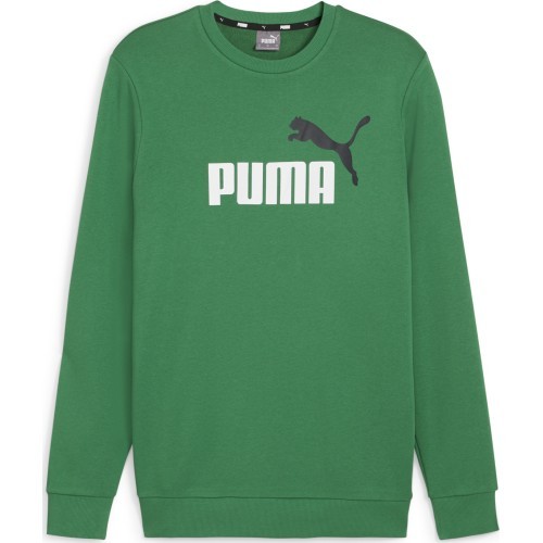 Puma Ess+ 2 Col Big Logo vīriešu džemperis, zaļš 586763 86