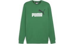 Puma Ess+ 2 Col Big Logo vīriešu džemperis, zaļš 586763 86