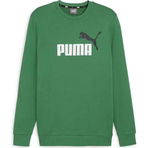 Puma Ess+ 2 Col Big Logo vīriešu džemperis, zaļš 586763 86