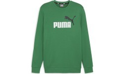 Puma Ess+ 2 Col Big Logo Men's Sweatshirt Green 586763 86