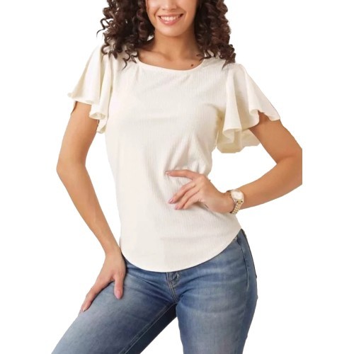 Glo Story Women's Blouse White WPO 4440-2