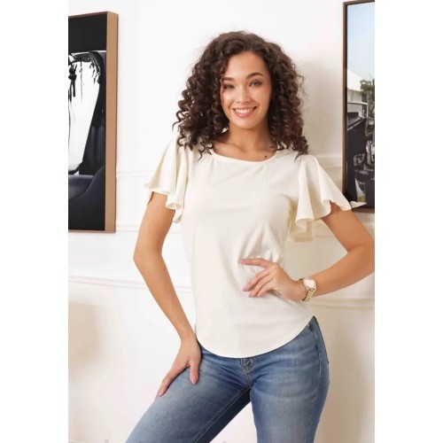 Glo Story Women's Blouse White WPO 4440-2