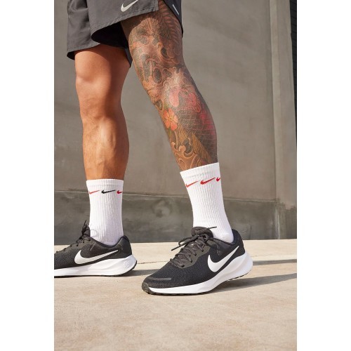 Nike Revolution 7 Men's Shoes Black White FB2207 001