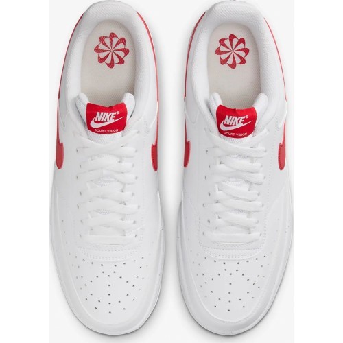 Nike Court Vision Lo NN Ess Men's Shoes White Red HF1744 101