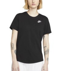 Nike W NSW Club SS Tee sieviešu krekls, melns DX7902 010