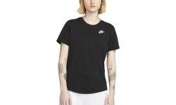 Nike W NSW Club SS Tee Women's Top, Black DX7902 010