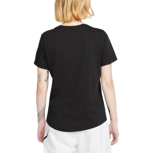 Nike W NSW Club SS Tee Women's Top, Black DX7902 010