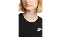 Nike W NSW Club SS Tee Women's Top, Black DX7902 010