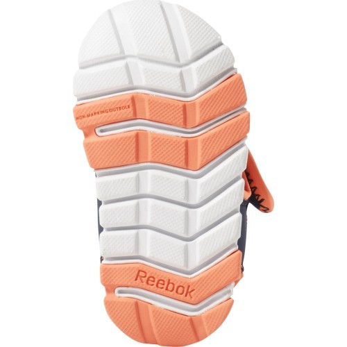 Детские сандалии Reebok Wave Glider III чёрно-оранжевые CN8615