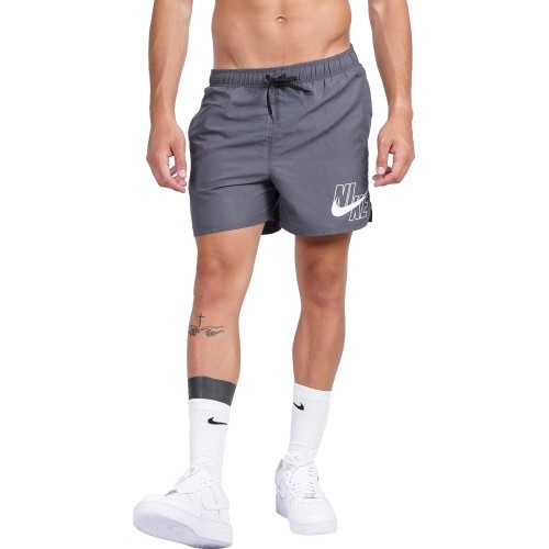Nike vīriešu peldšorti Logo Solid 5" Gray NESSA566 018