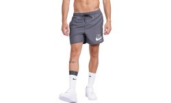 Nike Men's Swim Shorts Logo Solid 5" Gray NESSA566 018