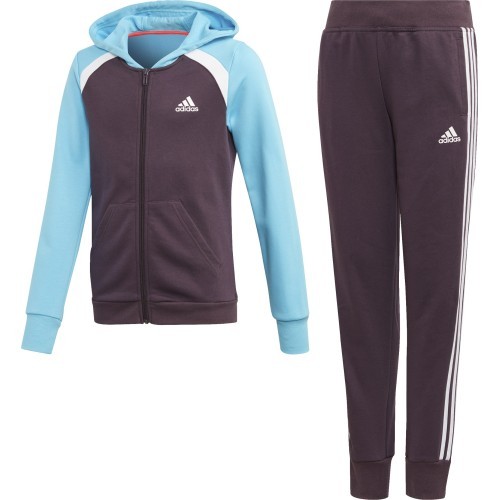 Adidas sporta tērps meitenēm G Hood Cot Ts1 Purple Blue GE0711