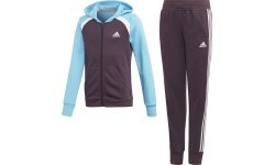 Adidas G Hood Cot Ts1 Girls' Tracksuit Purple Blue GE0711