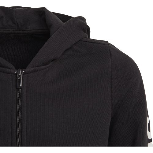 Adidas Girls' Sweatshirt Yg E Lin Fz Hd Black EH6124
