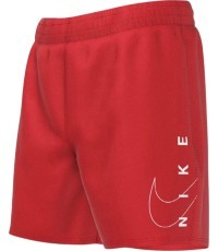 Nike Swim Shorts Junior Nk B Split Lgo 4'' Volley Short Red NESSC781 614