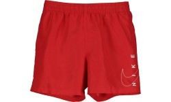 Nike Swim Shorts Junior Nk B Split Lgo 4'' Volley Short Red NESSC781 614