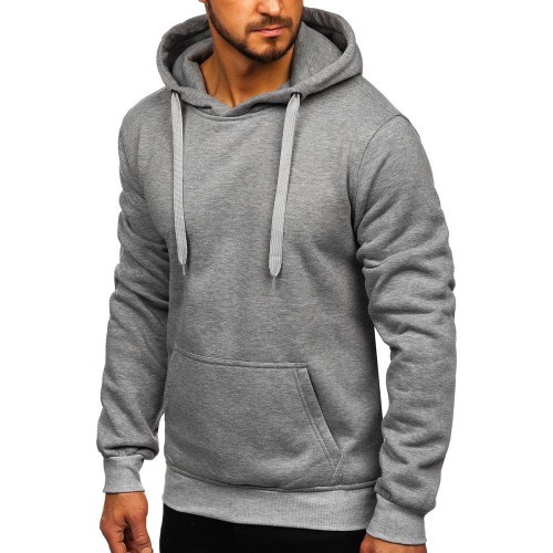 J.Style Men's Sweatshirt Grey 68B2009-2