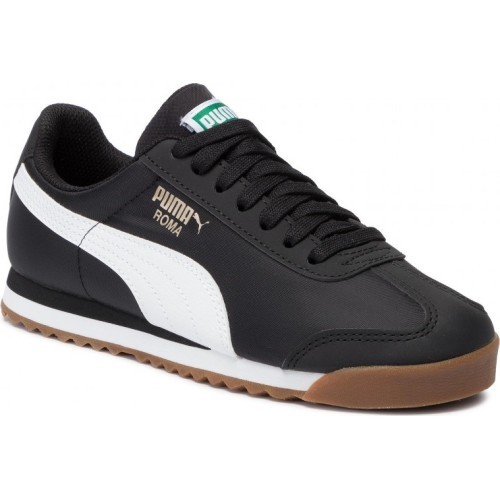 Puma Roma Basic Summer Kids' Shoes Black White 359841 21