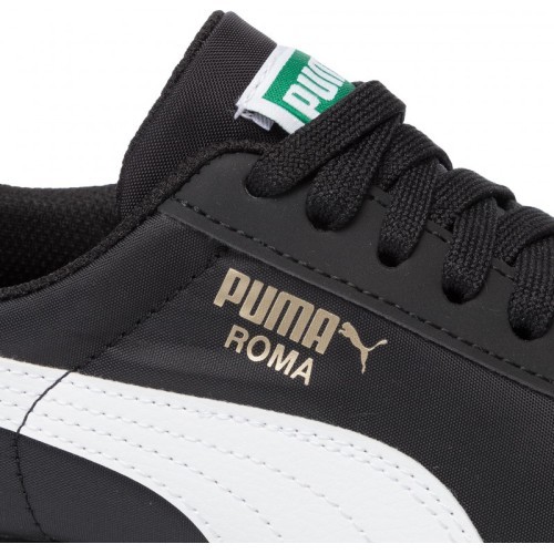 Puma Roma Basic Summer bērnu apavi, melni/balti 359841 21