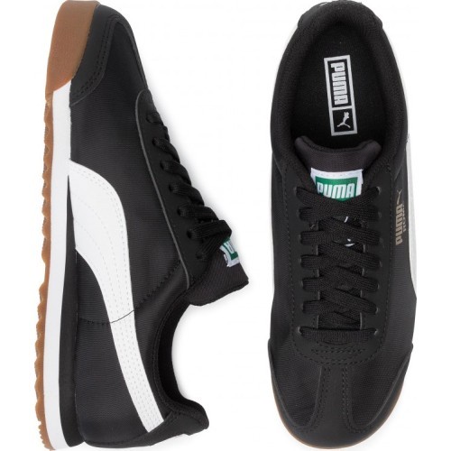 Puma Roma Basic Summer bērnu apavi, melni/balti 359841 21