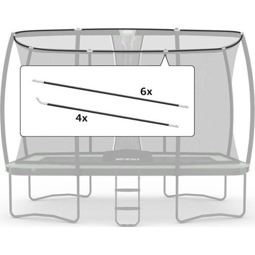Ultim Safety Net DLX XL ECO drošības tīkla statņu cauruļu komplekts 410