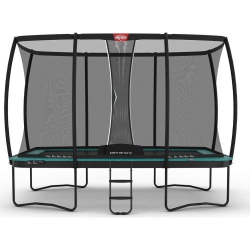 Батут BERG Ultim Champion Regular 410, зелёный + защитная сетка DLX XL