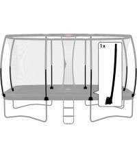 Ultim Drošības tīkls DLX XL - Skava + apakšējā caurule 410