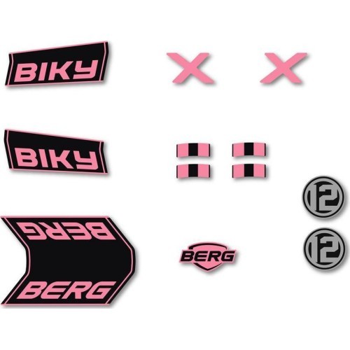 Biky - набор наклеек Retro Pink