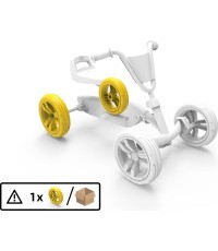 Wheel 9x2 - Yellow/Yellow Rear