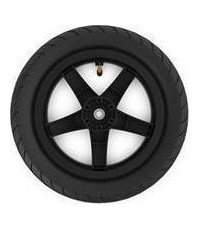 Melns ritenis 12.5x2.25-8 slick, traction