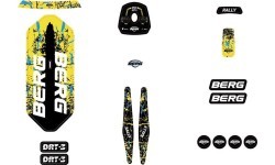 Rally - Sticker Set DRT Yellow 3 Gears
