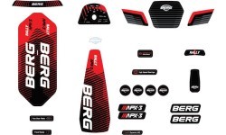 Rally - Sticker Set APX Red 3 Gears