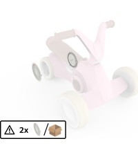 BERG GO² Retro Pink - aizmugurējā riteņa pārsegs (2x)