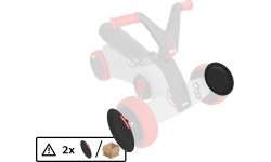 BERG GO² SparX Red priekšējā riteņa pārsegs (2 gab.)