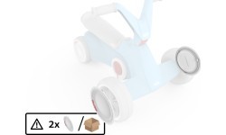 BERG GO² zils – priekšējā riteņa pārsegs (2 gab.)