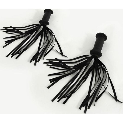 Hand grip d22x90mm with frills (2x)