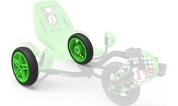 Wheel  green 12.5x3.00-9 slick