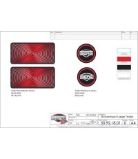 Large Trailer - Sticker set