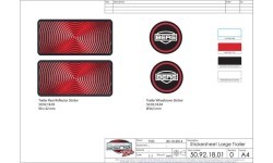 Large Trailer - Sticker set