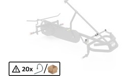 XL Frame - Steering rod secure spring (20x)