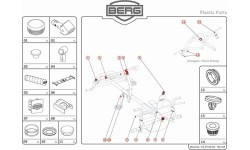 XL rāmis – plastmasas detaļas
