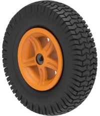 Wheel 5-spoke orange 4.80/400-8 block