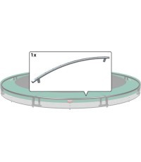 Champion augšējā caurule Toprail InGround 270 (9 ft) (TwinSpring)