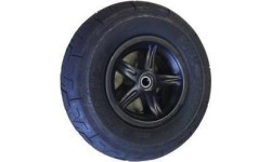 Wheel black 400/100-8 radiall