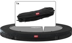 Padding Berg Inground Favorit 380, Black With White Edge