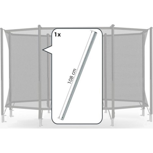 Aizsargtīkla augšējā caurule Comfort, Berg, 108 cm