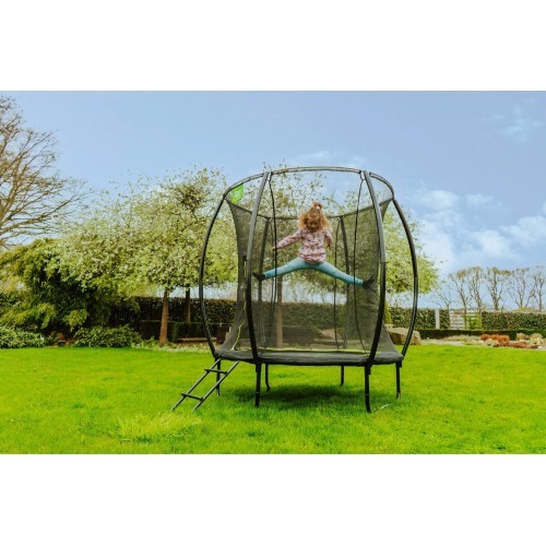 EXIT Silhouette trampoline ø183cm - green Outdoor Round Coil spring Above ground trampoline