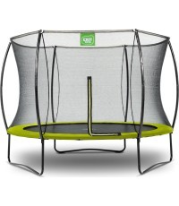 Батут с ножками Exit Silhouette 244 см - зеленый