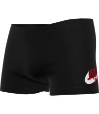 Плавательные шорты Nike Scribble Square Leg для подростков, черные NESSE041 001